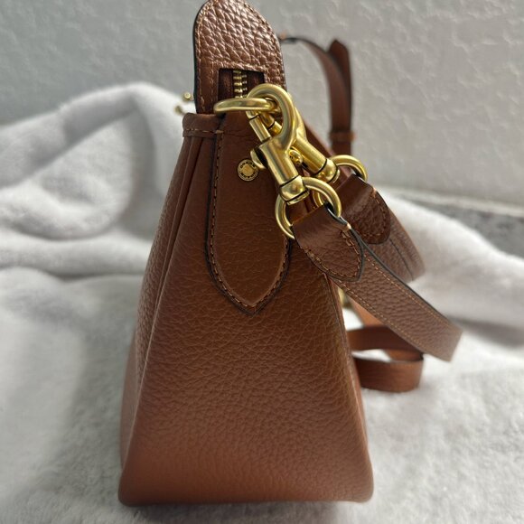 Coach Cary Crossbody in saddle - Picture 8 of 9